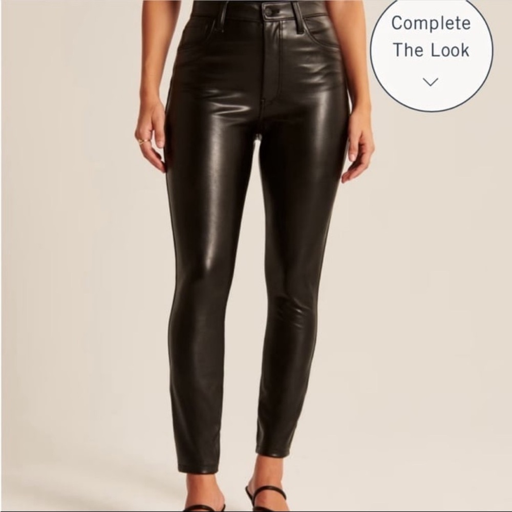 Curve Love Vegan Leather Skinny Pant